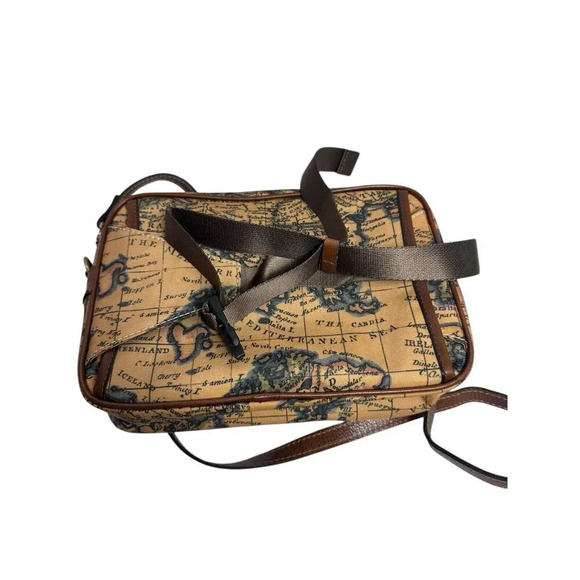 Patricia Nash Praiano Convertible Belt/crossbody Bag In European Map Print - Picture 4 of 12